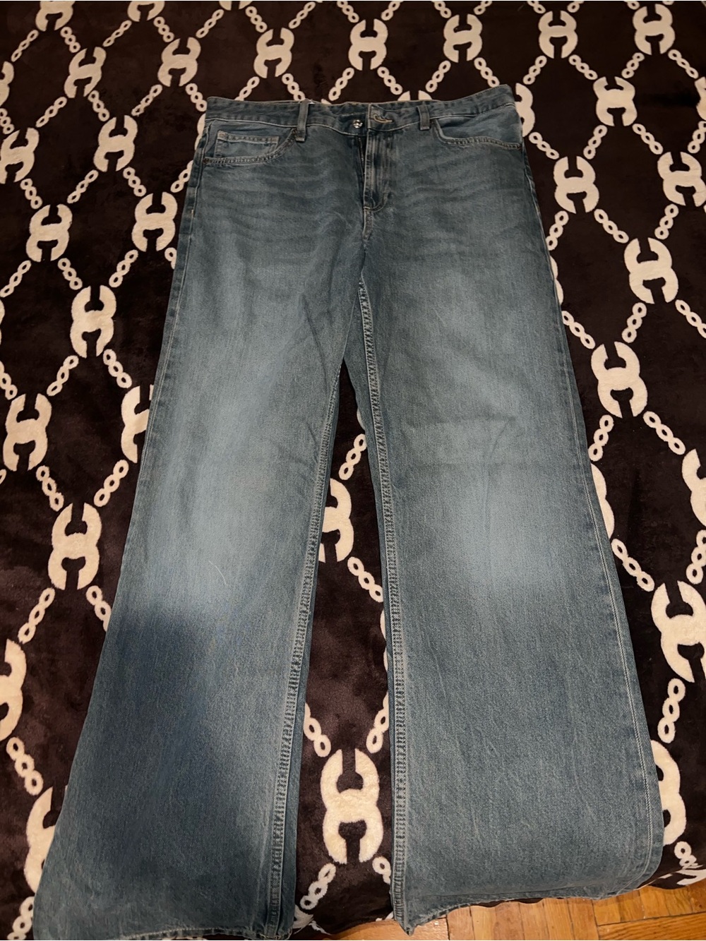 Zara Women’s High Rise Wide Leg Jeans size 12